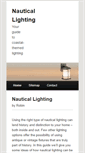 Mobile Screenshot of nauticallighting.org